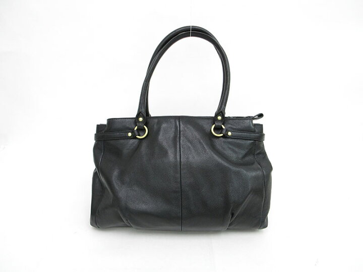 楽天市場】COACH(コーチ) トートバッグ 22262 黒 ブラック レザー 
