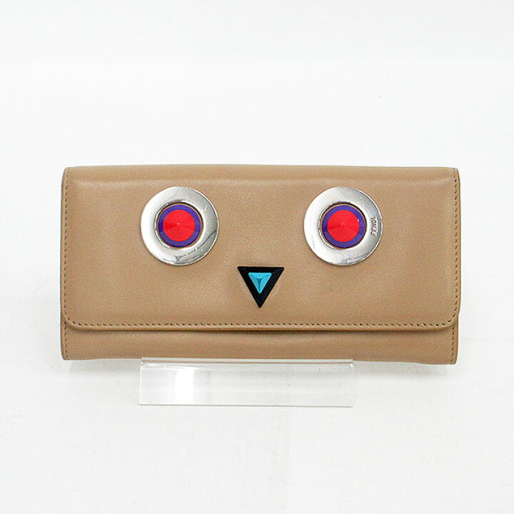 楽天市場】FENDI(フェンディ) モンスター 長財布 ベージュ 【ブランド  