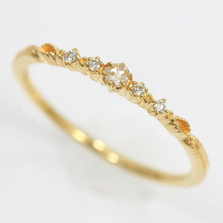 楽天市場】agete(アガット) リング ダイヤモンド 計0.04ct 11号 18金  