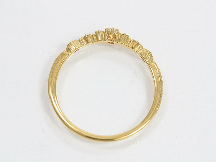 楽天市場】agete(アガット) リング ダイヤモンド 計0.04ct 11号 18金 