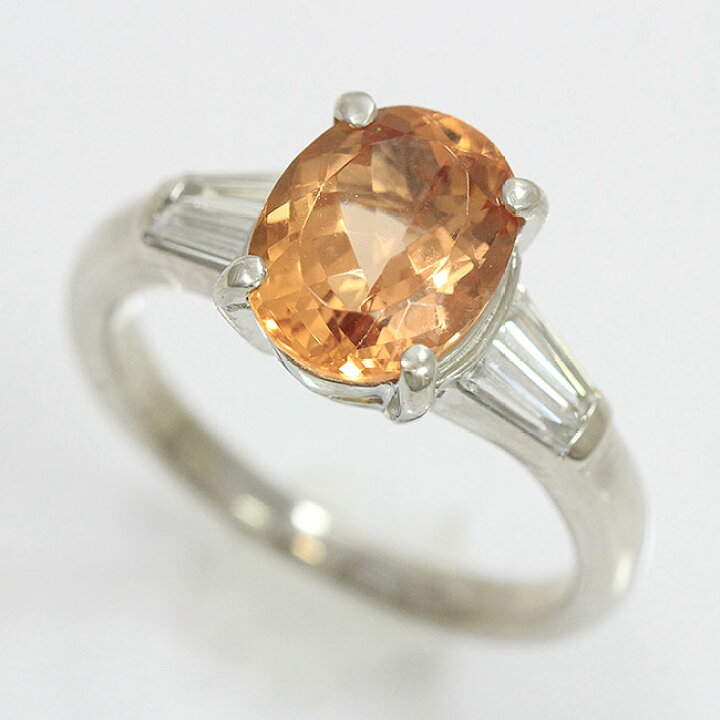 楽天市場】 インペリアルトパーズ 2.37ct/ダイヤモンド 計0.27ct 