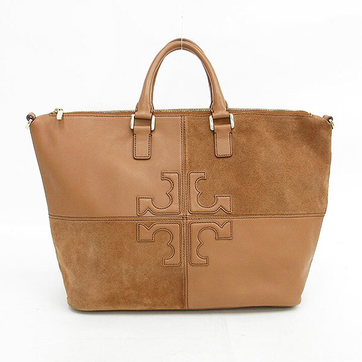 楽天市場】TORY BURCH(トリーバーチ) ハンドバッグ 茶 ブラウン レザー 