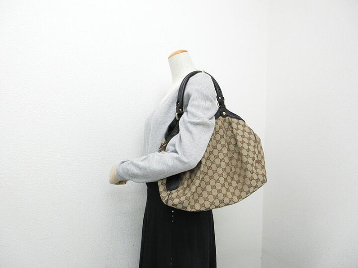 楽天市場】GUCCI(グッチ) GG柄 スーキー トートバッグ 211941 ベージュ  
