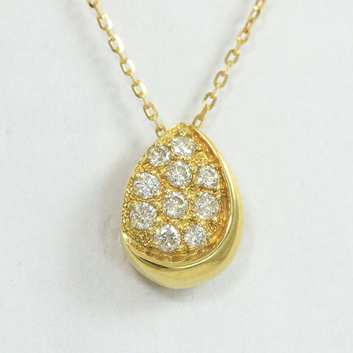 楽天市場】 ダイヤモンド 計0.15ct ネックレス 18金イエローゴールド  