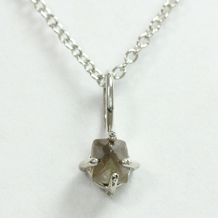 楽天市場】 アンカットダイヤモンド ネックレス シルバー(SILVER 