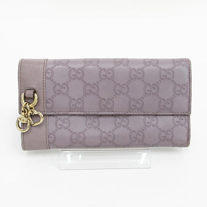 楽天市場】GUCCI(グッチ) シマ 長財布 ハートチャーム 274430 