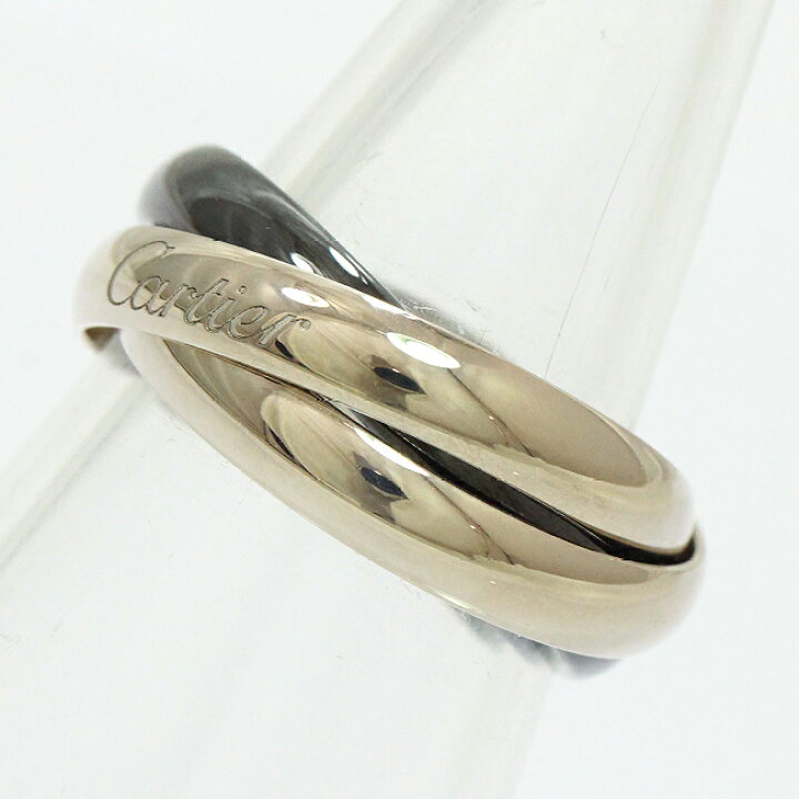 楽天市場】Cartier(カルティエ) トリニティリング 15号 55 18金 