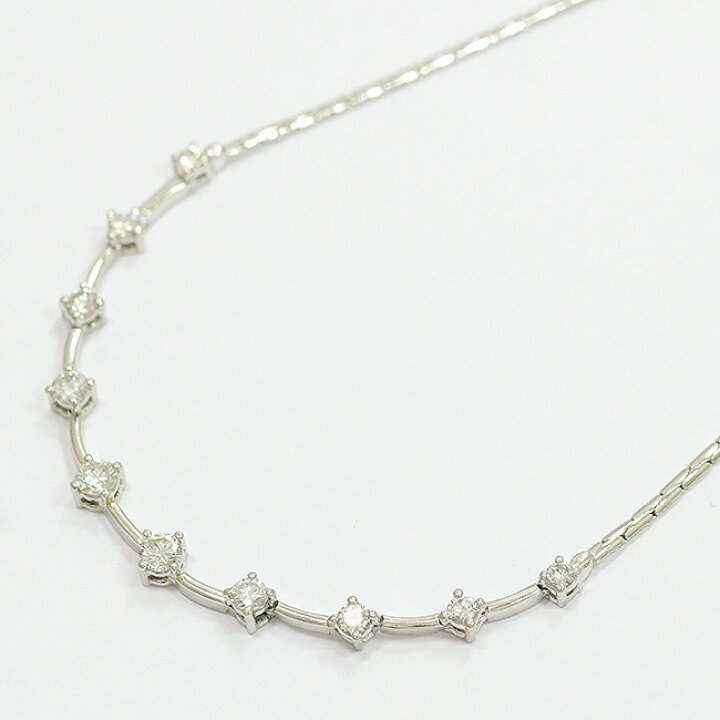 楽天市場】 ネックレス ダイヤモンド 計1.04ct プラチナ(Pt850/Pt900 