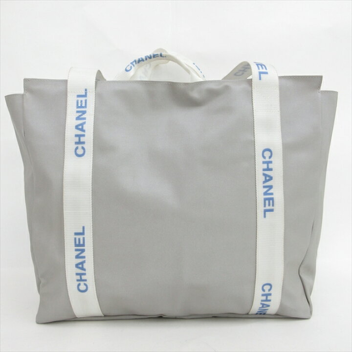 楽天市場】CHANEL(シャネル) スポーツライン トートバッグ グレー 