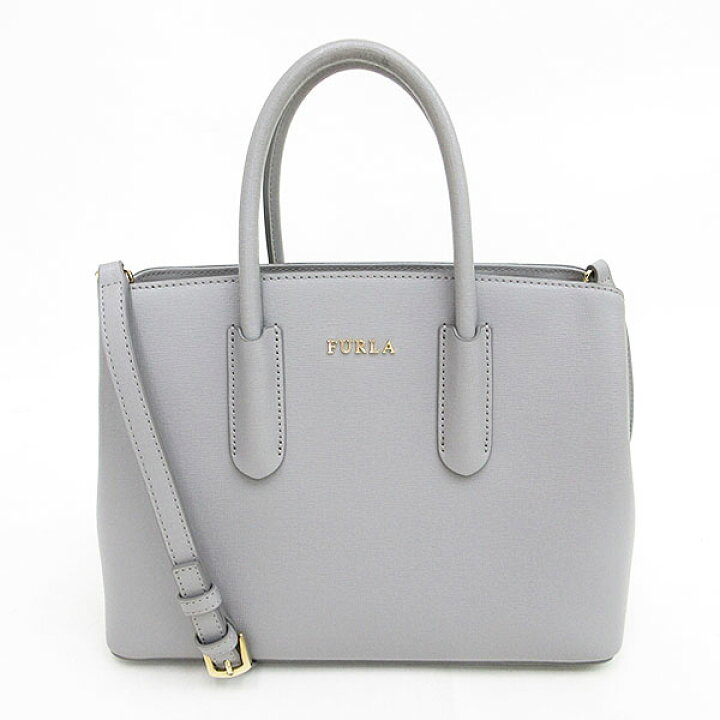 ハンドバッグ ショルダーバッグ FURLA グレー 2WAY 