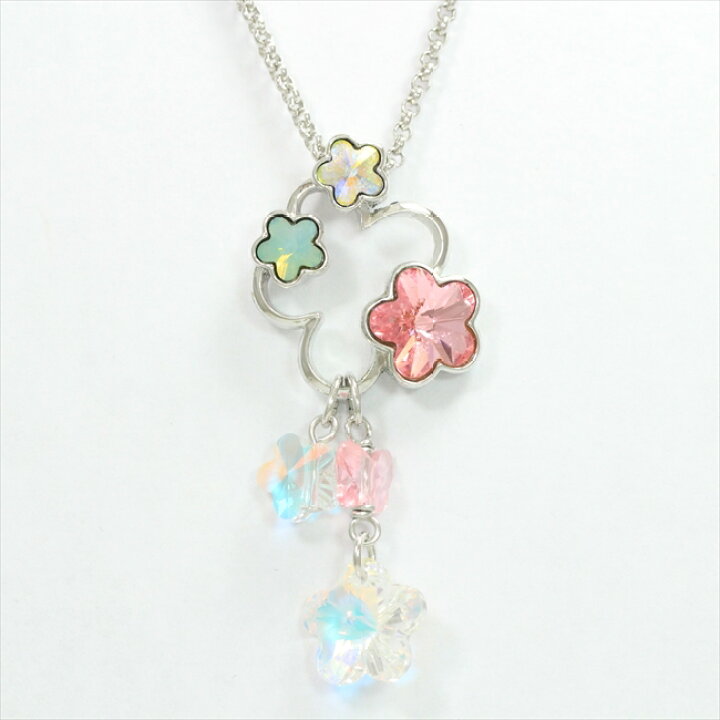 楽天市場】SWAROVSKI(スワロフスキー) ネックレス フラワー スワル 