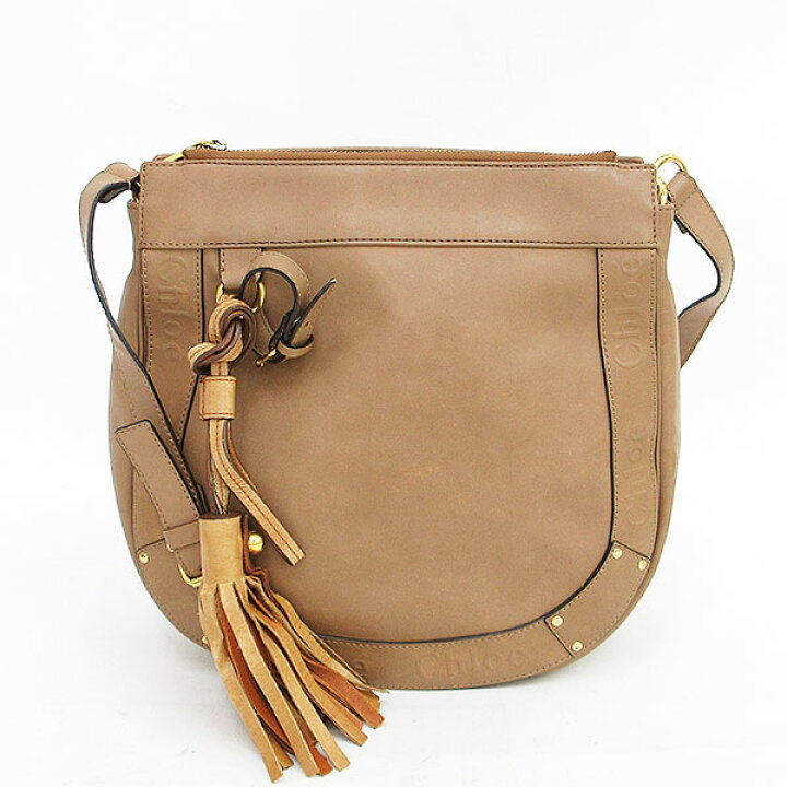 楽天市場】chloe(クロエ) エデン ロングショルダーバッグ 斜め掛け 茶  