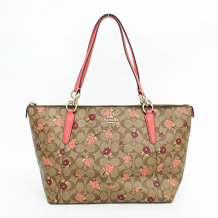 楽天市場】COACH(コーチ) フラワー シグネチャー トートバッグ F66880 