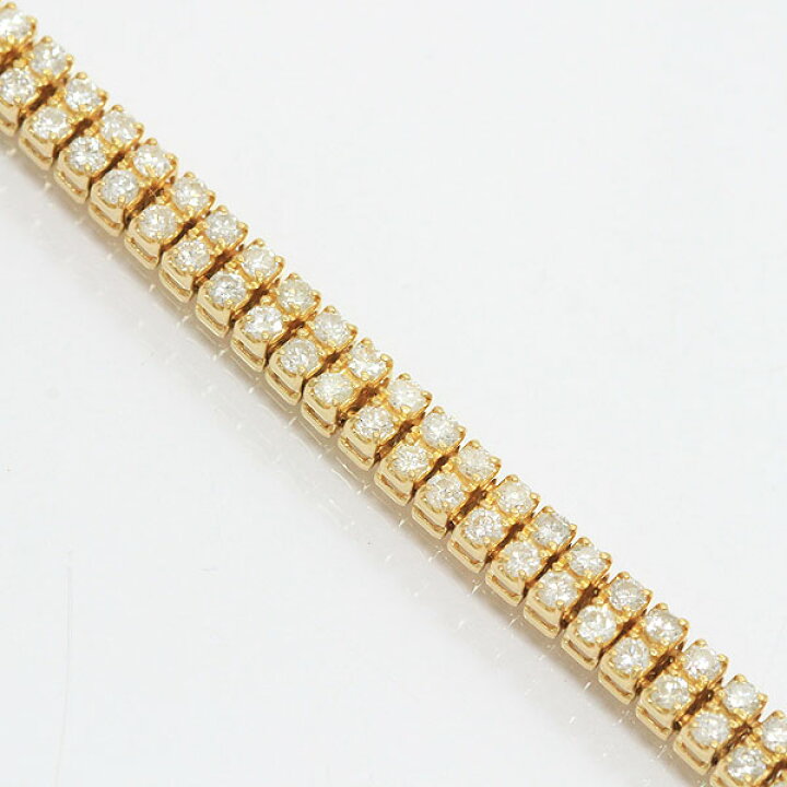 楽天市場】 ブレスレット ダイヤモンド 計3.00ct 18金イエローゴールド  