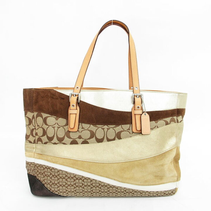 楽天市場】COACH(コーチ) シグネチャー トートバッグ 1441 ベージュ 