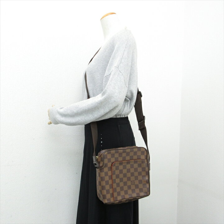 楽天市場】LOUIS VUITTON(ルイヴィトン) ダミエ オラフPM ロング  