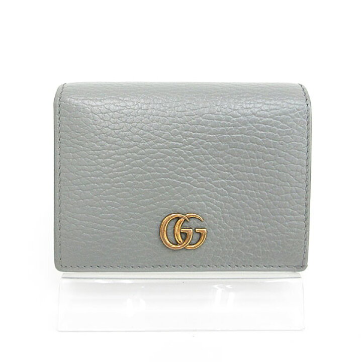 楽天市場】GUCCI(グッチ) GGマーモント 二つ折り財布 コンパト 456126  