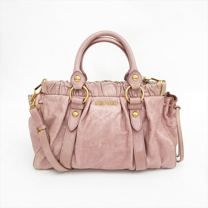 楽天市場】miumiu(ミュウミュウ) 2WAYバッグ ハンド ロングショルダー 