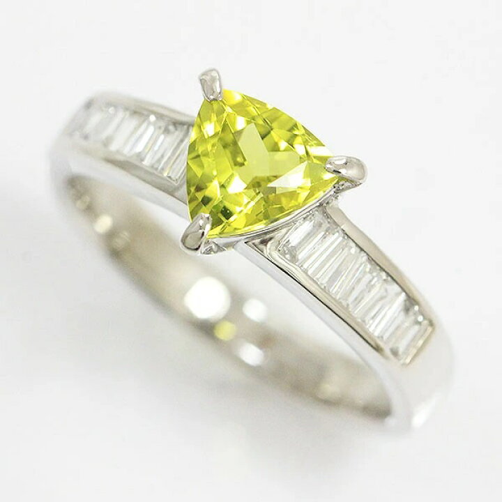 楽天市場】 リング イエロートルマリン 0.92ct/ダイヤモンド 計0.32ct 