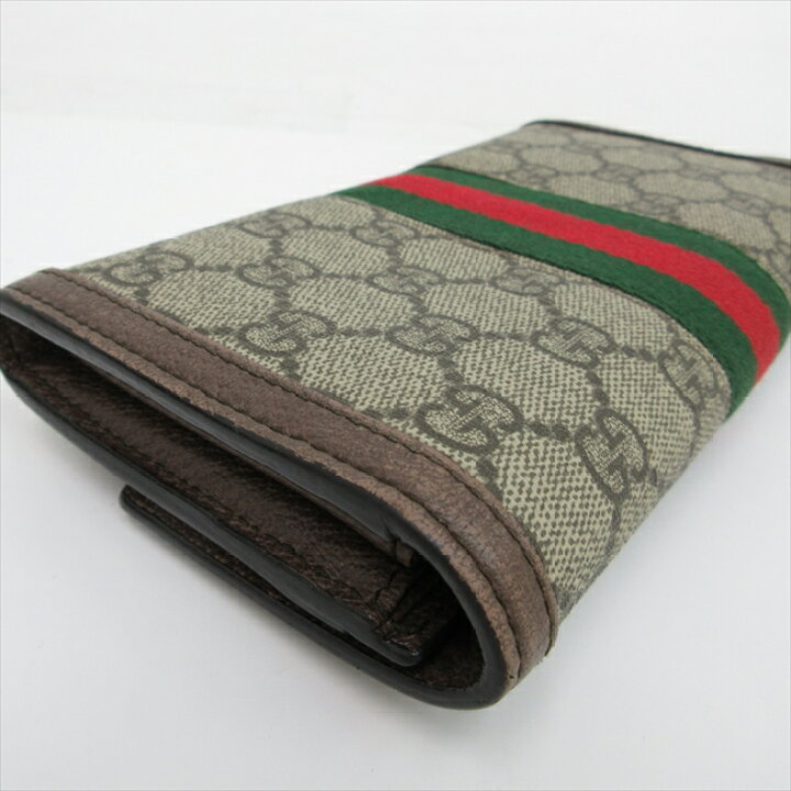 楽天市場】GUCCI(グッチ) GGスプリーム オフィディア 長財布 523153 