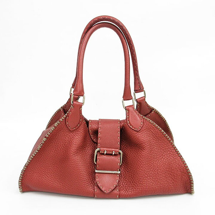 楽天市場】FENDI(フェンディ) セレリア トートバッグ ボルドー系 
