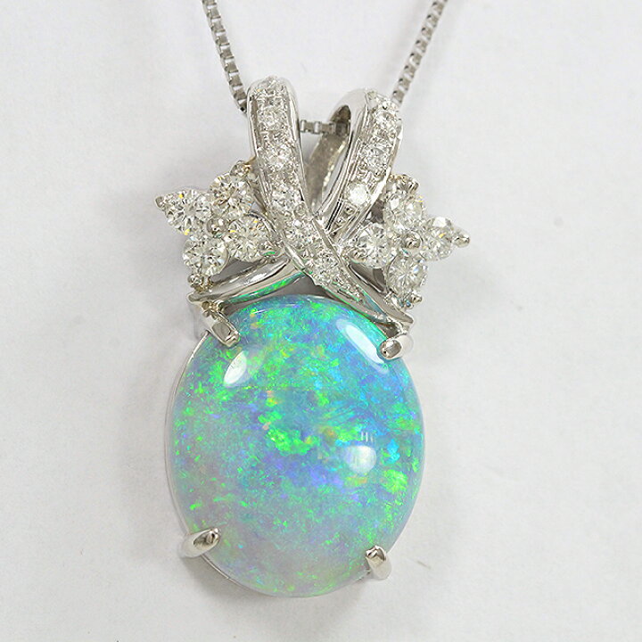 楽天市場】 ブラックオパール 6.75ct/ダイヤモンド 計0.49ct 