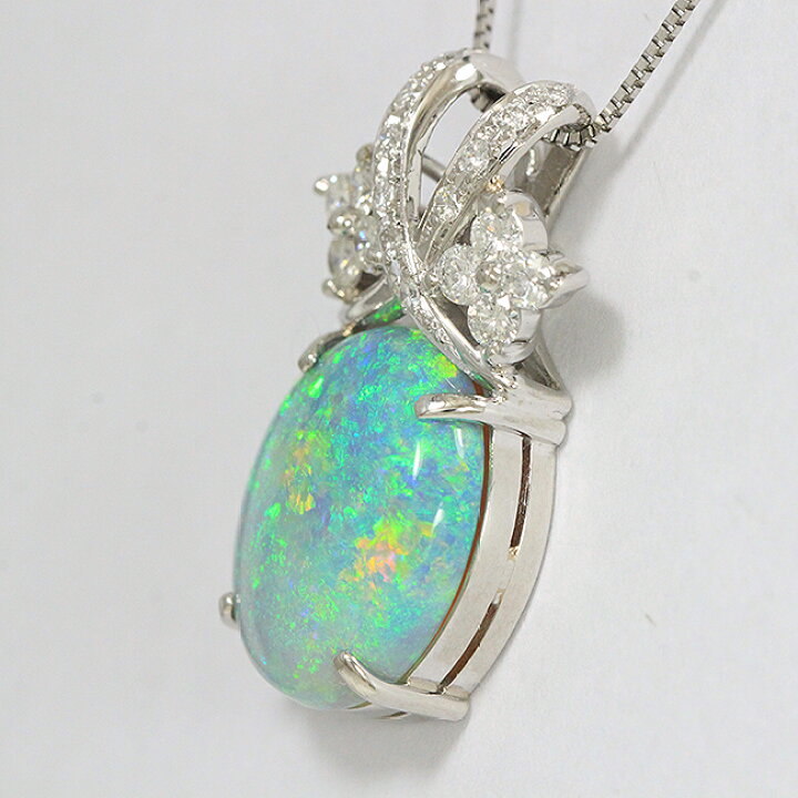 楽天市場】 ブラックオパール 6.75ct/ダイヤモンド 計0.49ct 