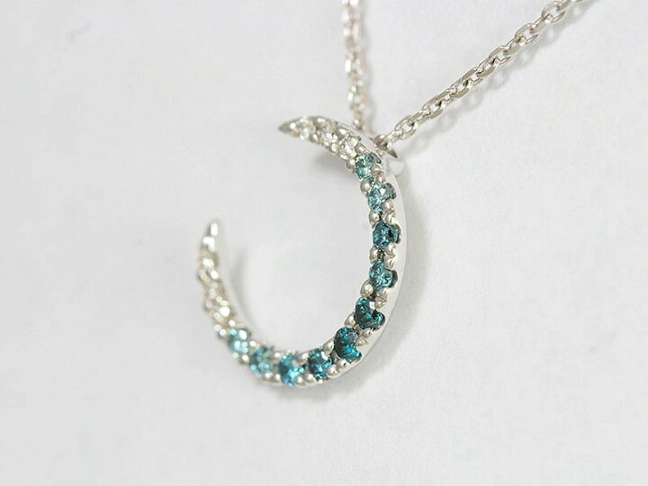 楽天市場】STAR JEWELRY(スタージュエリー) ネックレス 三日月 ブルー 