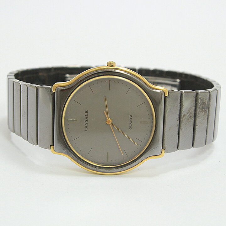 楽天市場】SEIKO(セイコー) ラサール 7751 SS クォーツ メンズ 【中古 