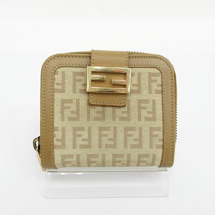 楽天市場】FENDI(フェンディ) ズッキーノ コンパクトジップ財布 二  