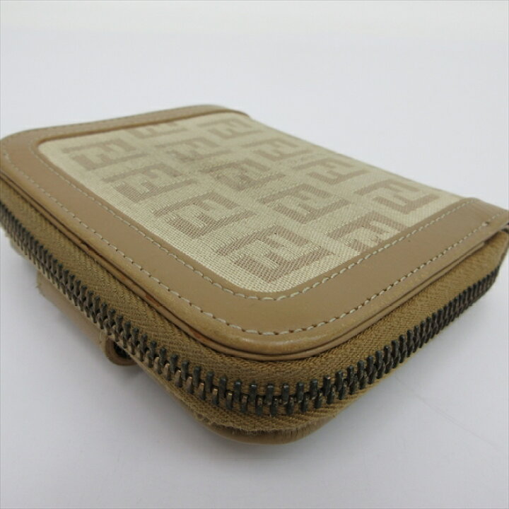 楽天市場】FENDI(フェンディ) ズッキーノ コンパクトジップ財布 二 