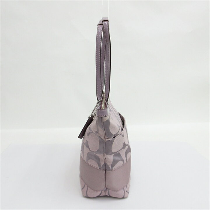 楽天市場】COACH(コーチ) シグネチャー トートバッグ F19046 紫 