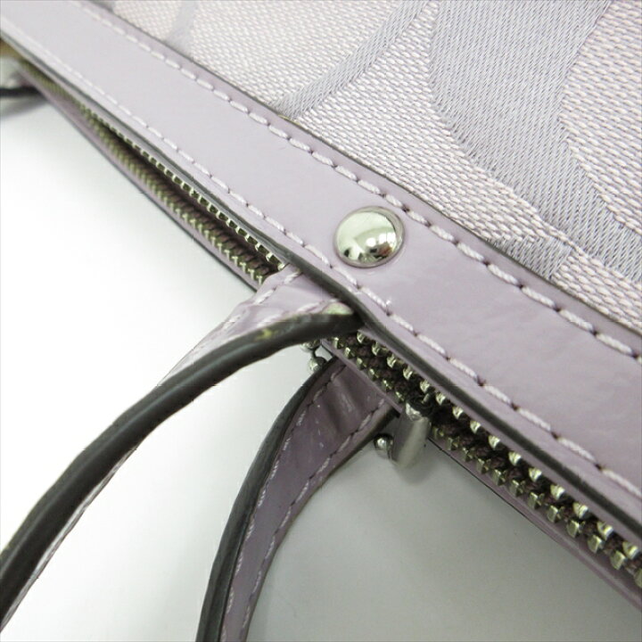 楽天市場】COACH(コーチ) シグネチャー トートバッグ F19046 紫 