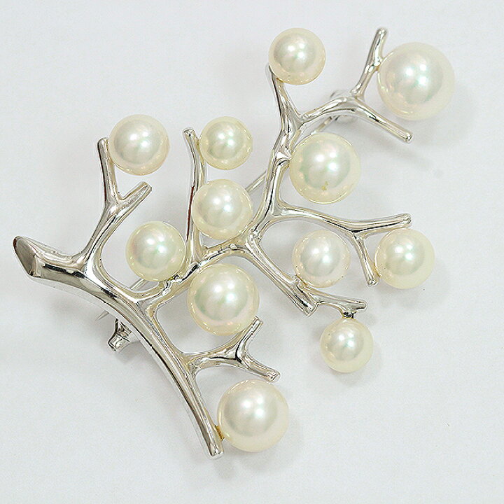 楽天市場】MIKIMOTO(ミキモト) ブローチ 真珠 パール シルバー(SILVER  