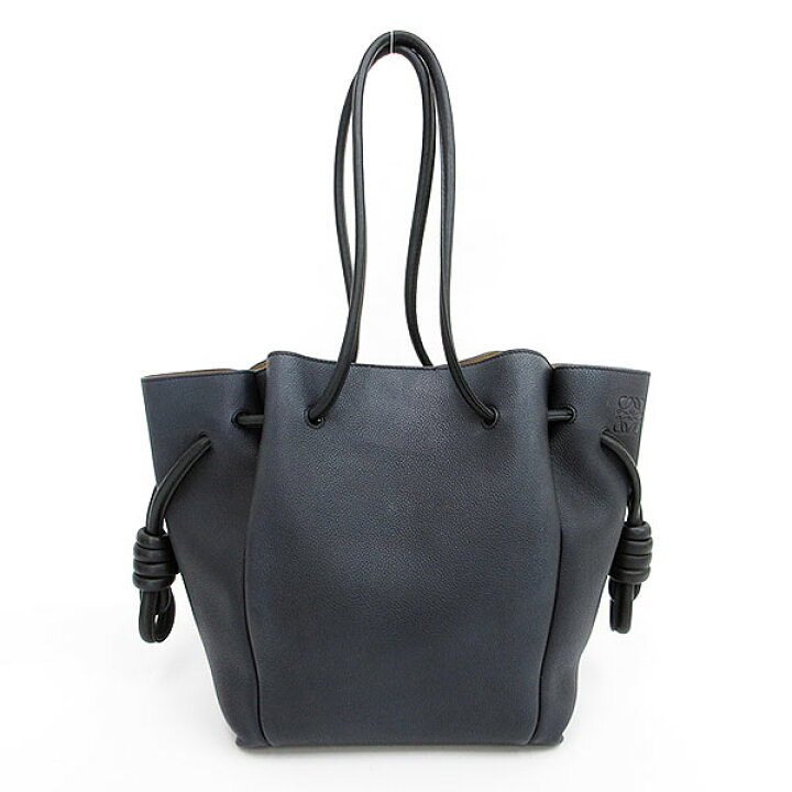お値下げ◇LOEWE◇ ロエベ フラメンコ ノット ネイビー 楽天市場 