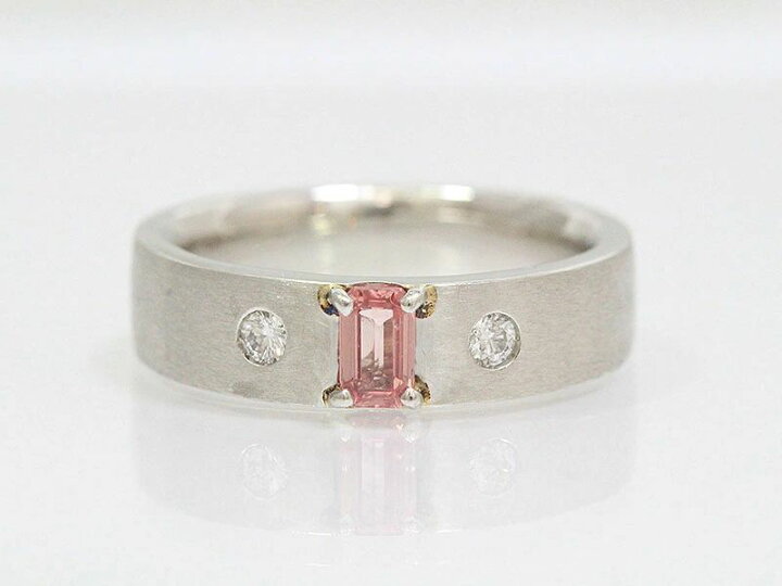 楽天市場】 パパラチアサファイア 0.348ct/ダイヤモンド 計0.08ct 