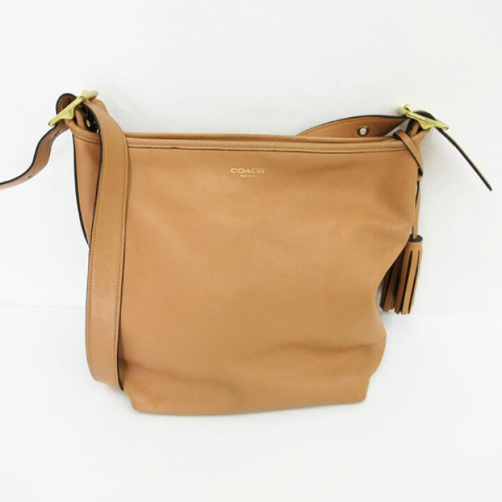 楽天市場】COACH(コーチ) ロングショルダーバッグ 斜め掛け 茶