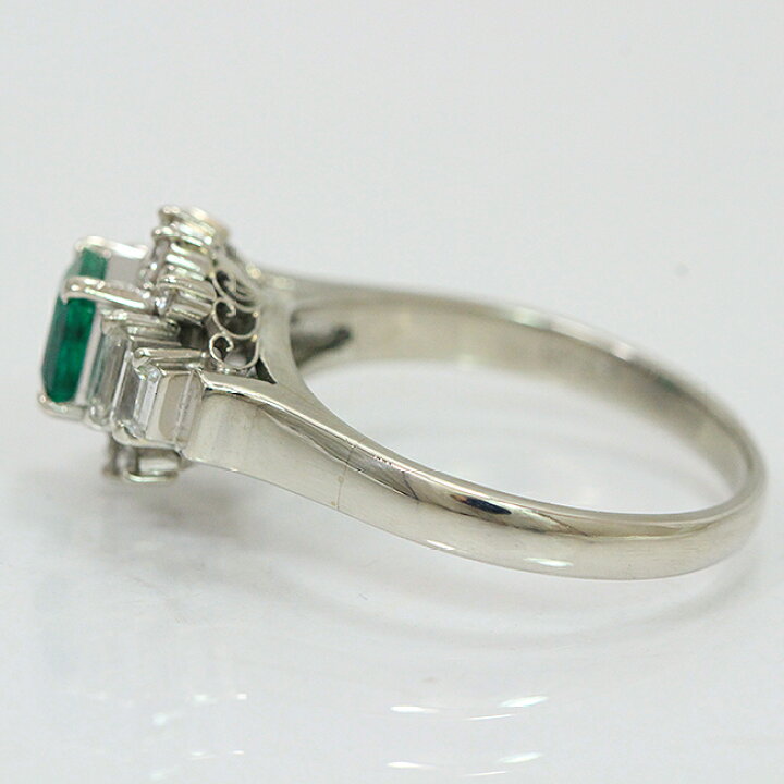 楽天市場】 リング エメラルド 0.71ct/ダイヤモンド 計0.48ct 13号