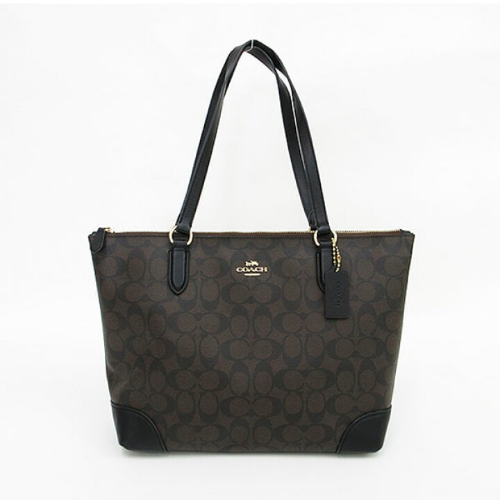 楽天市場】COACH(コーチ) シグネチャー トートバッグ F29208 茶 ダーク 