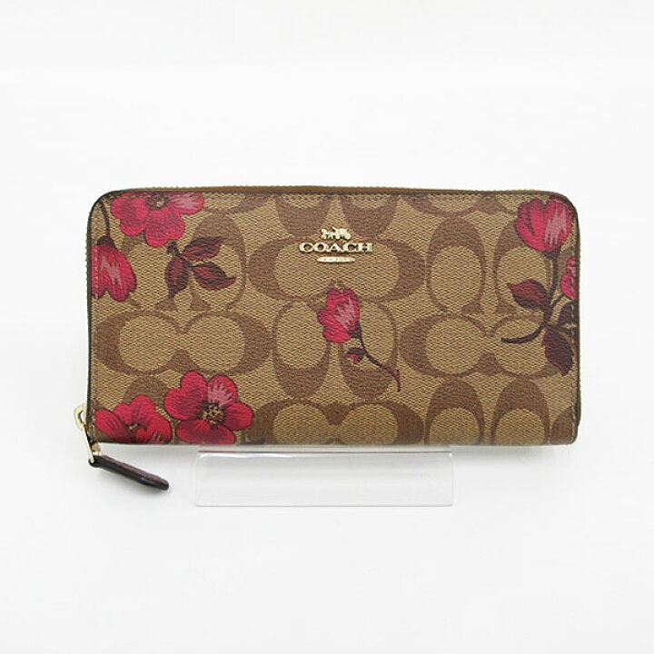 楽天市場】COACH(コーチ) ラウンドファスナー長財布 F87716 茶 