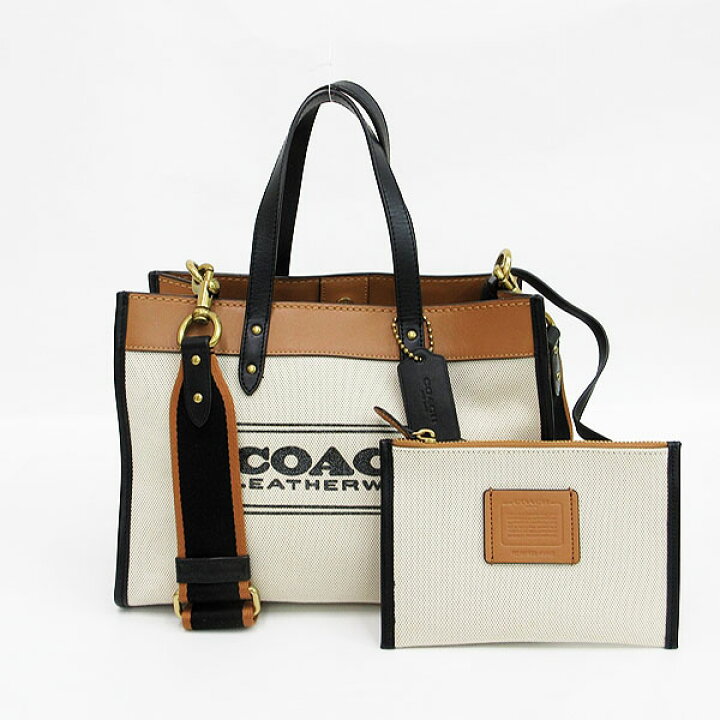 楽天市場】COACH(コーチ) ロゴ フィールドトート 2WAY/ショルダー  
