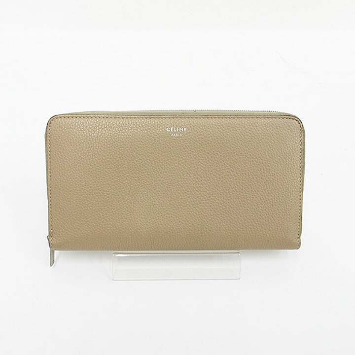 楽天市場】CELINE(セリーヌ) ラージジップラウンド長財布 ベージュ  