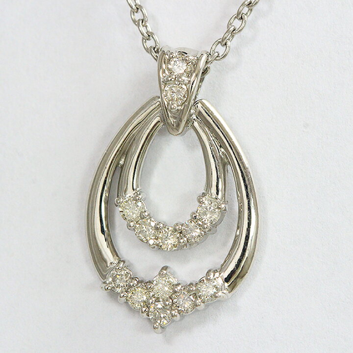 楽天市場】 ダイヤモンド 計0.25ct ネックレス プラチナ(Pt850/Pt900 