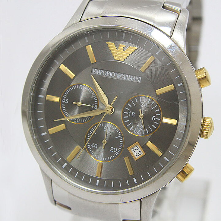 楽天市場】EMPORIO ARMANI(エンポリオ・アルマーニ) クロノグラフ AR 