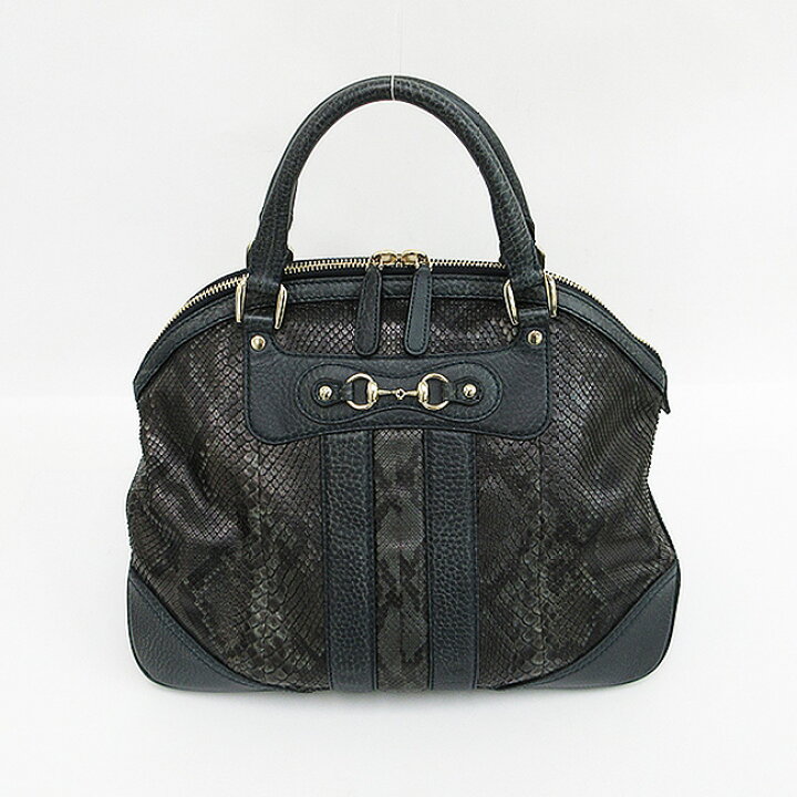 楽天市場】GUCCI(グッチ) ホースビット トートバッグ 247285 紺 