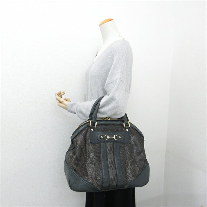 楽天市場】GUCCI(グッチ) ホースビット トートバッグ 247285 紺