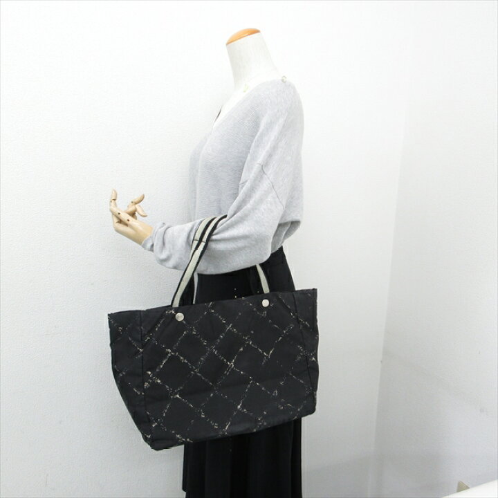 楽天市場】CHANEL(シャネル) 旧型トラベルライン トートバッグ 黒 