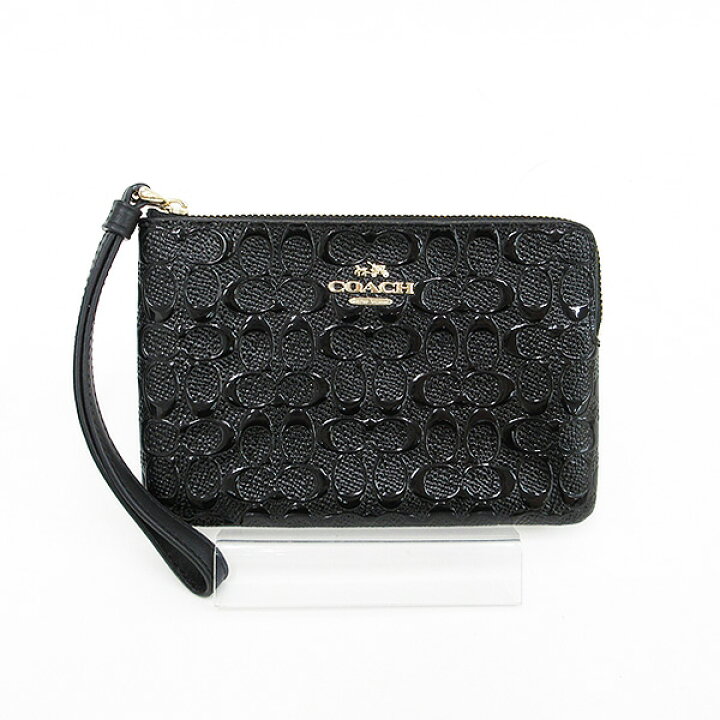 楽天市場】COACH(コーチ) ミニシグネチャー リストレットポーチ F58034 