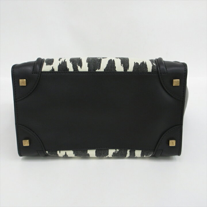 楽天市場】CELINE(セリーヌ) ゼブラ ラゲージ ミニショッパー トート 