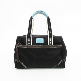 COACH(コーチ) トートバッグ F11992 黒 ブラック ナイロン×スエード【ブランドバッグ】 【中古】 netshop